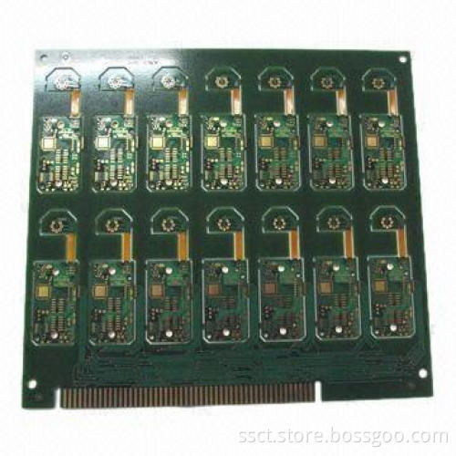 Rigid-flex Board with 0.3mm Minimum Via Diameter and ENIG Surface Finish